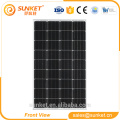 producto solar de la energía 100w 125w mono panel de poder solar precio barato